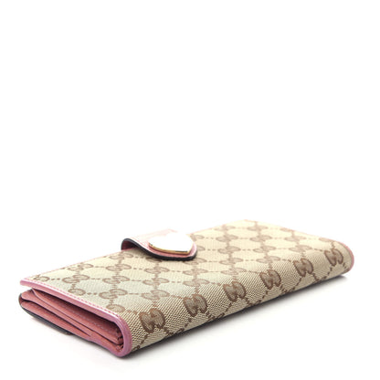 Gucci Monogram Heart Continental Wallet Pink 4 of 8