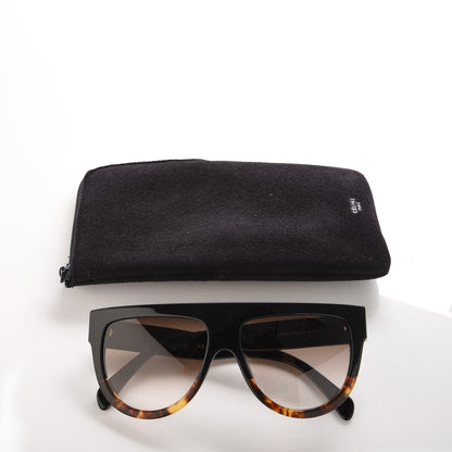Celine Shadow Sunglasses CL 41026/S Black Havana 7 of 7