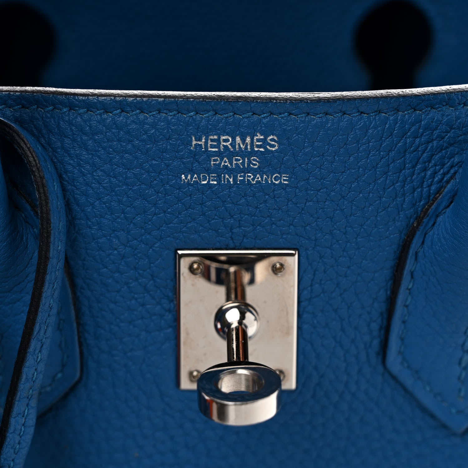 Hermes Togo Birkin 25 Bleu Zellige 6 of 15