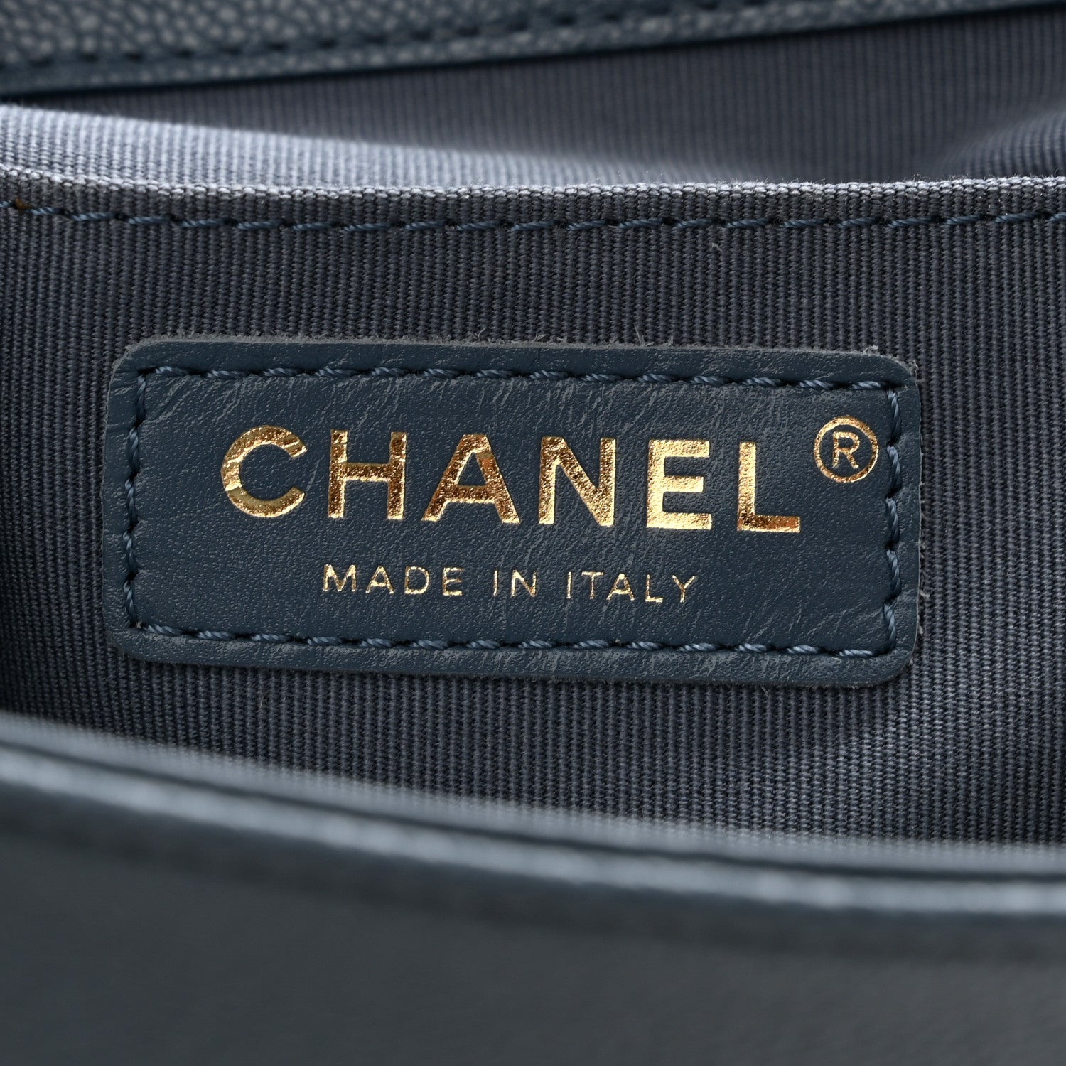 Chanel Shiny Caviar Quilted Small Duma Pockets Drawstring Backpack Blue 6 of 10