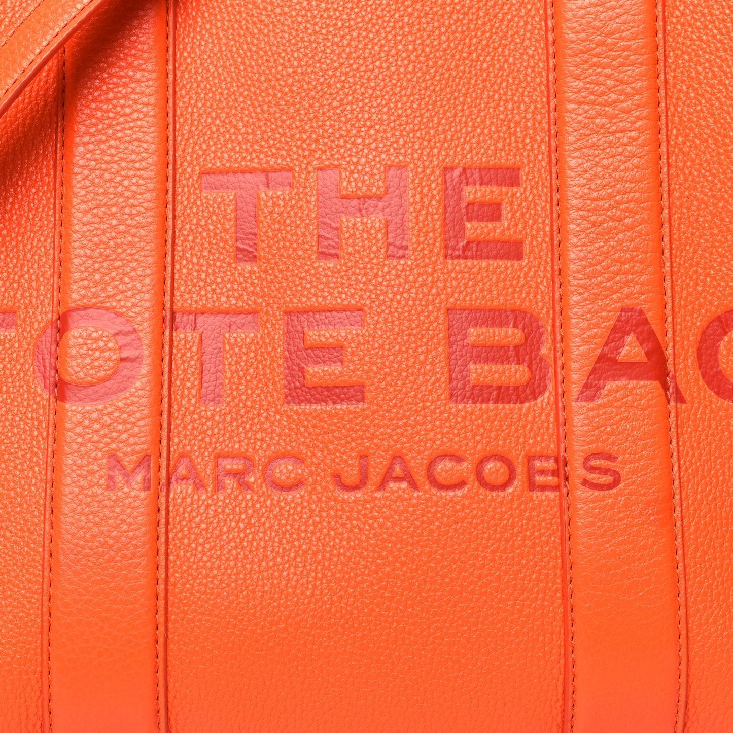 Grained Calfskin Medium The Tote Bag Dragon Fire