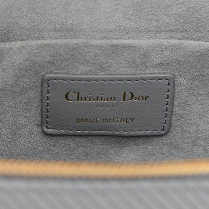 Christian Dior Lambskin Cannage Small Diortravel Vanity Case Grey 6 of 8