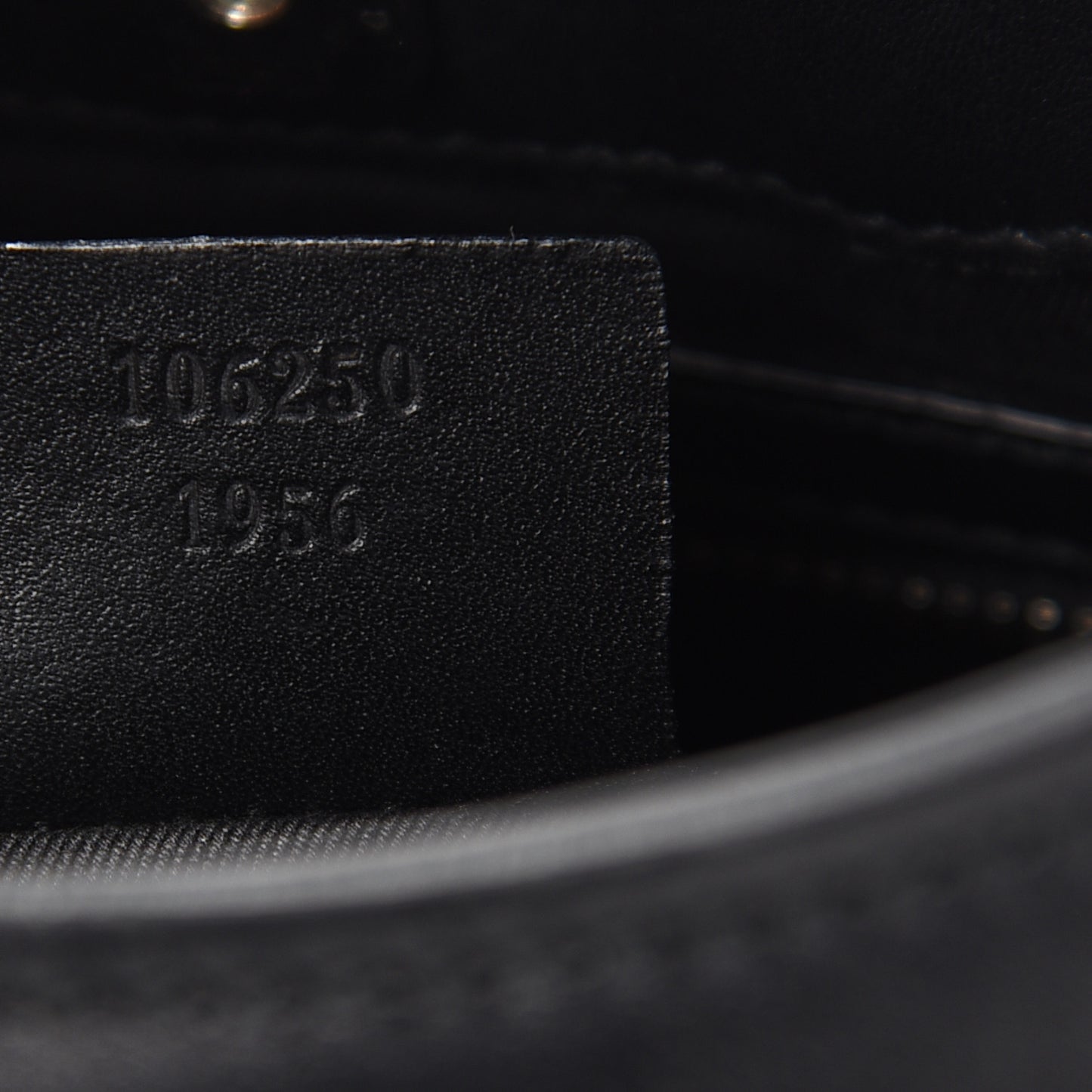 Denim Monogram Half Moon Hobo Black