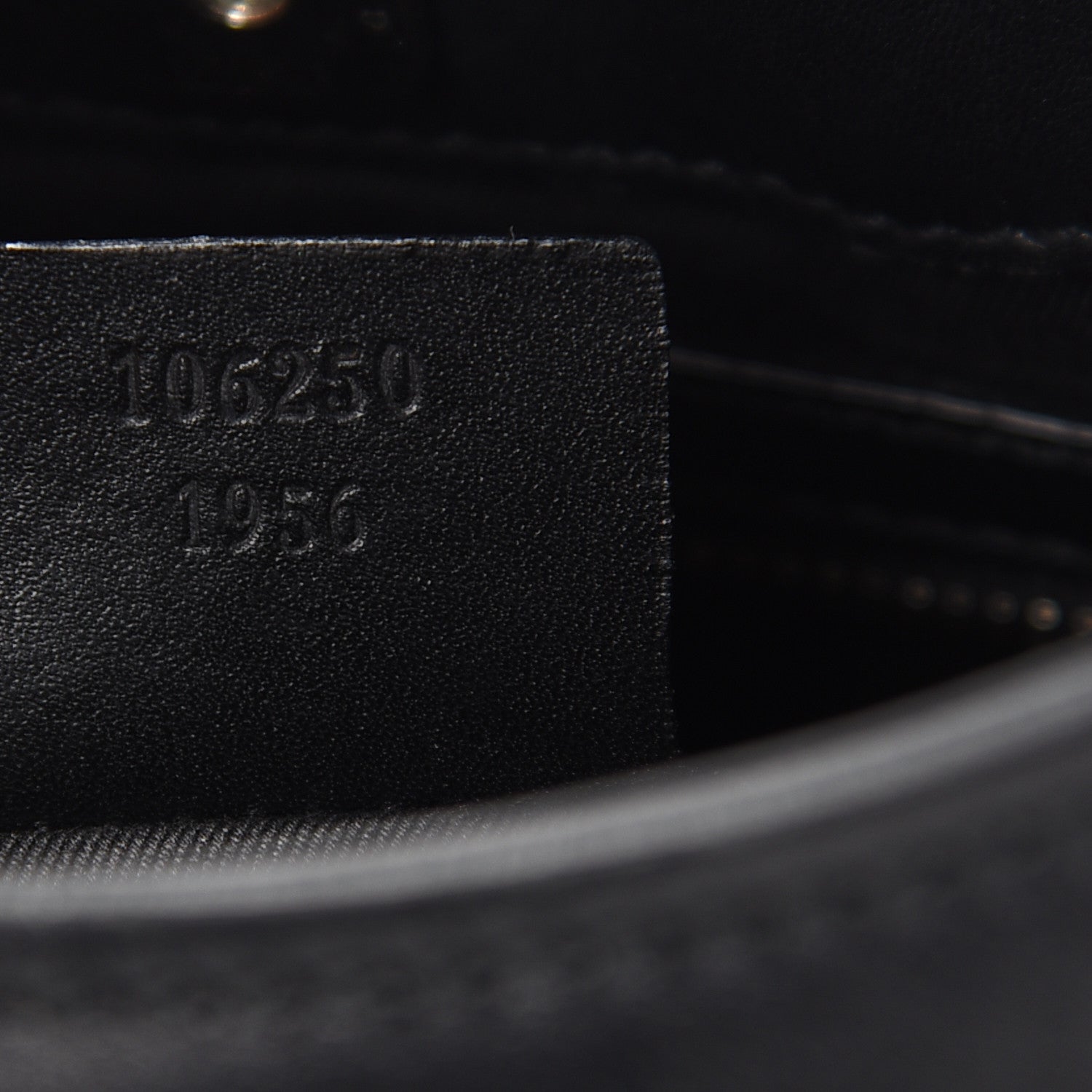 Gucci Denim Monogram Half Moon Hobo Black 6 of 12