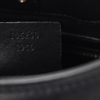 Gucci Denim Monogram Half Moon Hobo Black 6 of 12