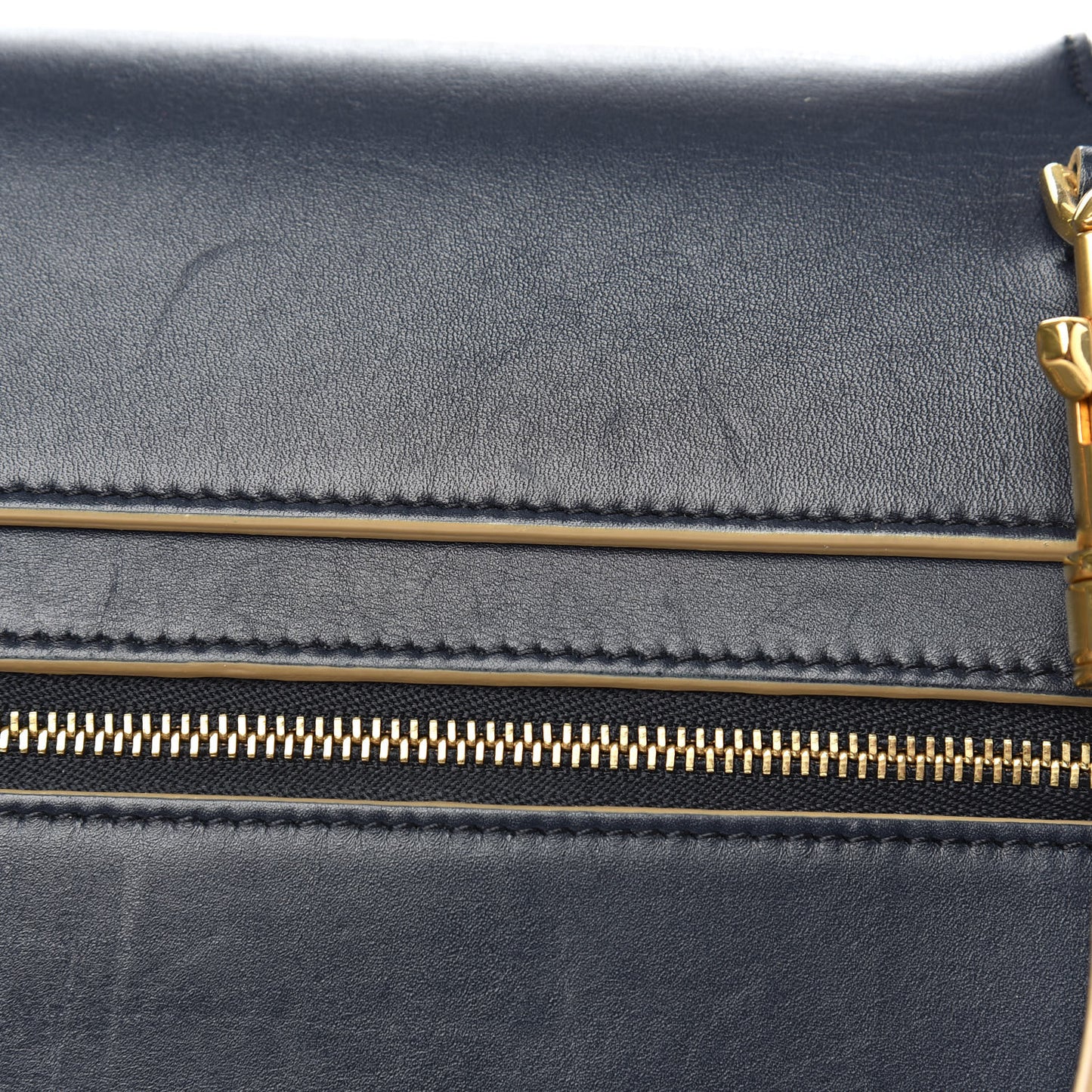 Palmelato Calfskin Mini Belt Bag Navy