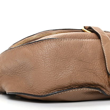 Chloe Calfskin Medium Marcie Round Zip Crossbody Nut 6 of 10