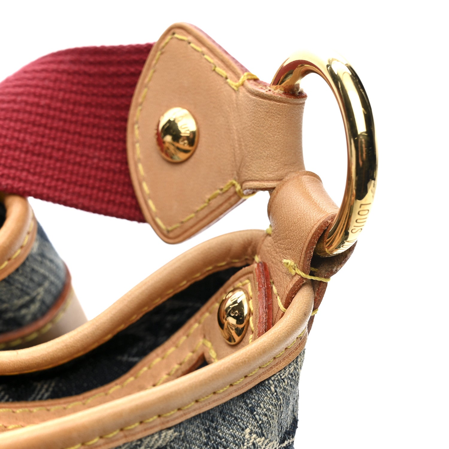 Louis Vuitton Denim Raye Porte Epaule MM 17 of 21