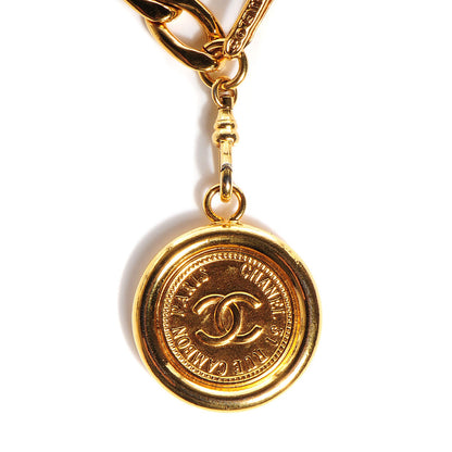 Chanel CC Coin Chain Belt Gold 3 of 4