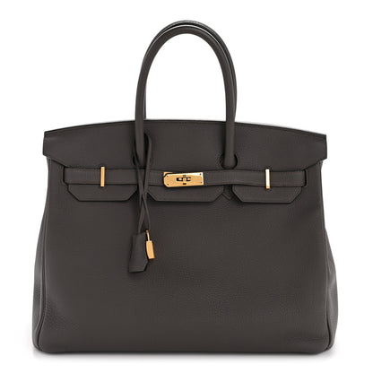 Hermes Togo Birkin 35 Etain Etain 1 of 13
