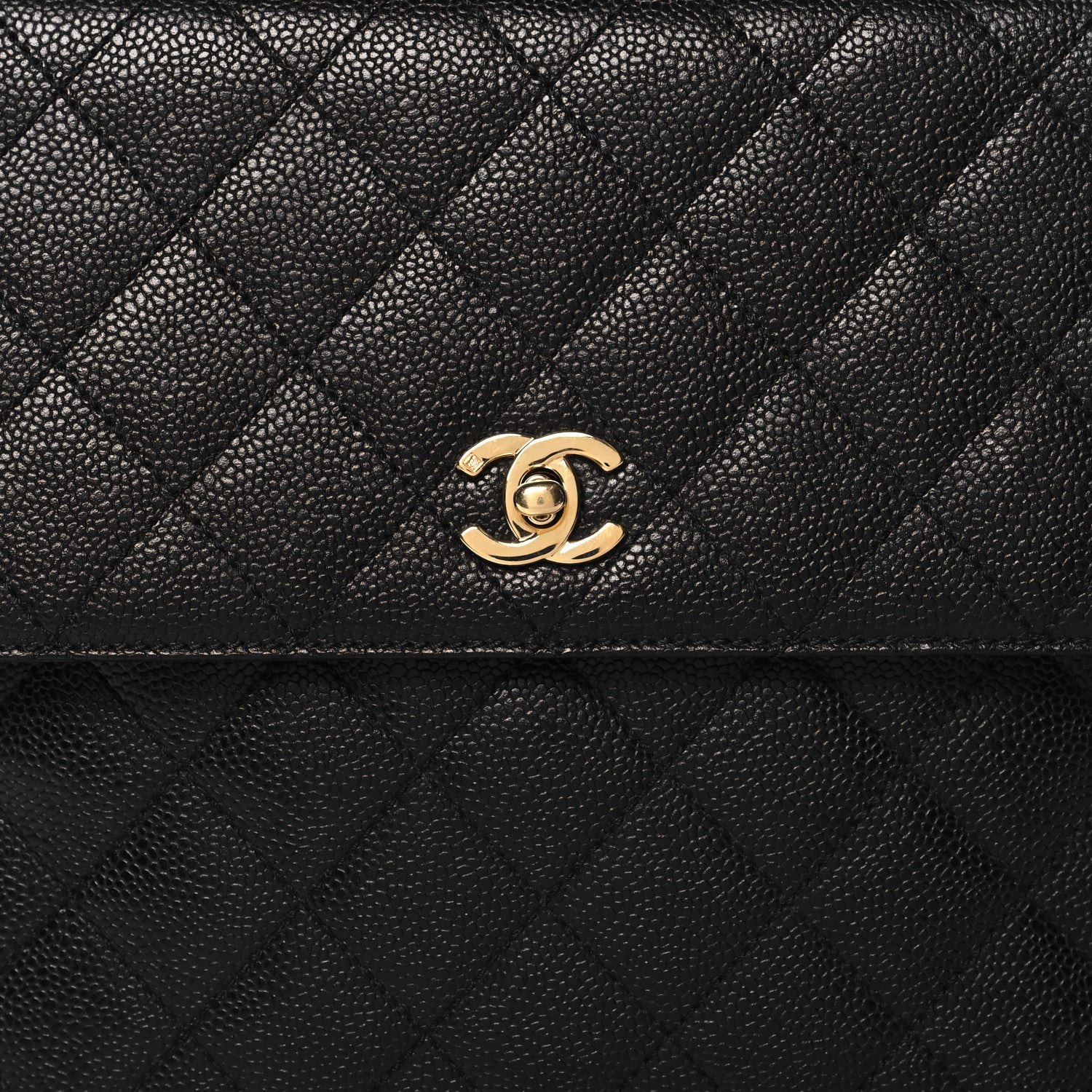 Chanel Caviar Quilted Jumbo Kelly Flap Black 10 of 12