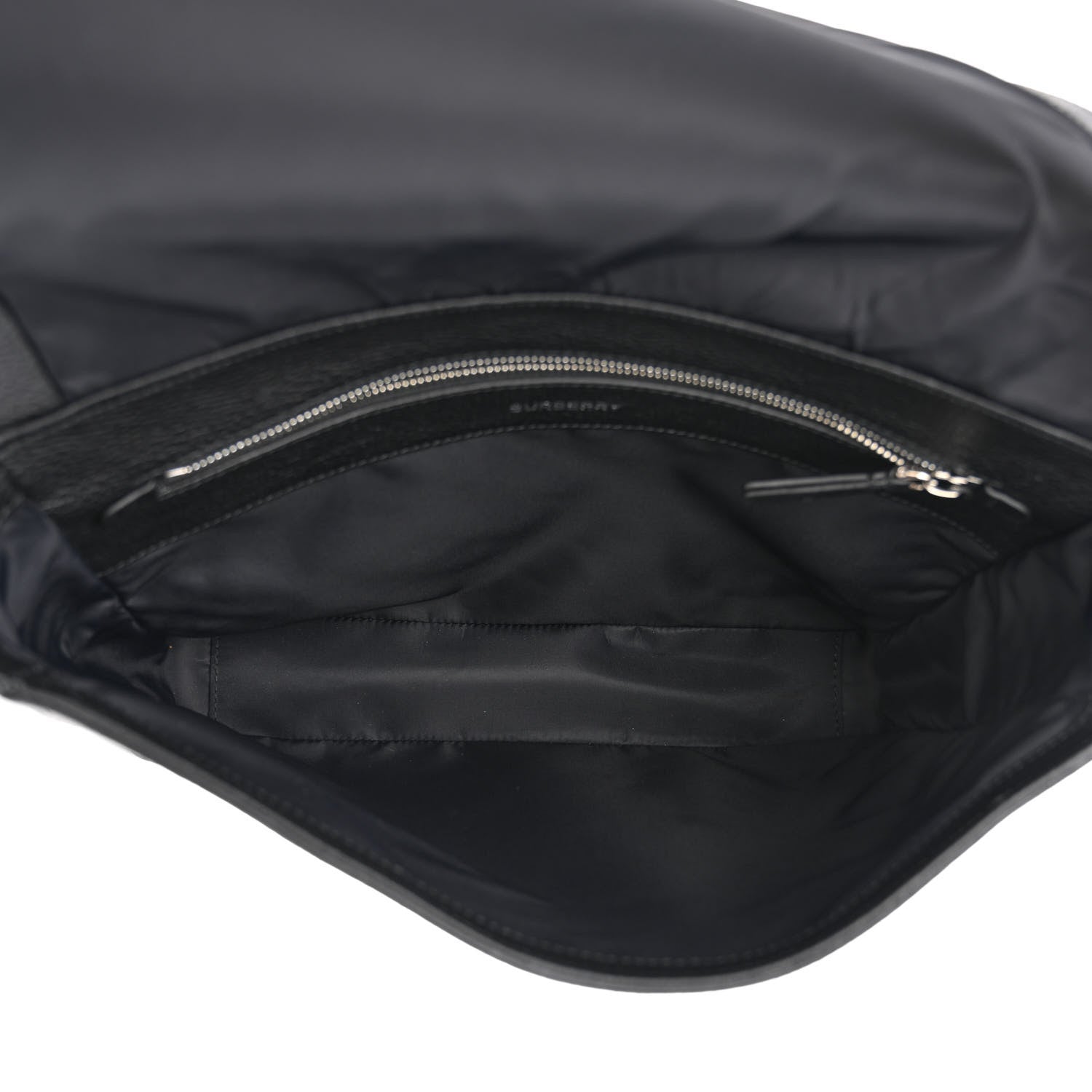 Burberry Grainy Calfskin Embossed Bruno Messenger Black 5 of 11