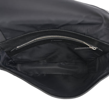 Burberry Grainy Calfskin Embossed Bruno Messenger Black 5 of 11