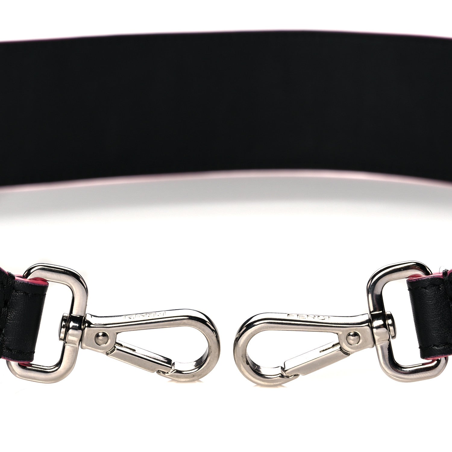 Fendi Calfskin Sequin Fun Fair Strap You Black Multicolor 3 of 5