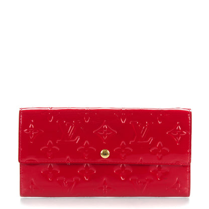 Louis Vuitton Vernis Sarah Wallet Pomme D'Amour 1 of 7