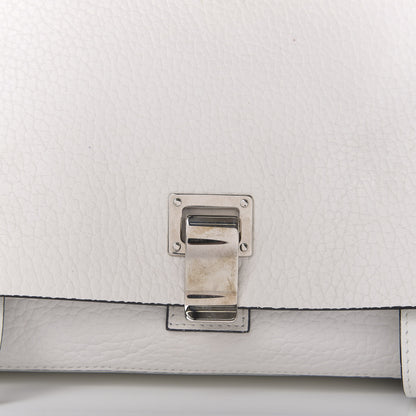 Proenza Schouler Pebbled Calfskin Double Sided PS Courier Bag White 9 of 12