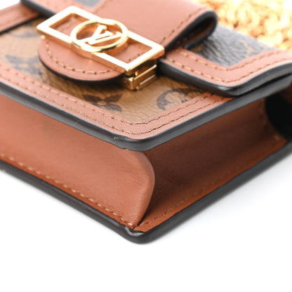 Louis Vuitton Reverse Monogram Dauphine Micro Earphones Bag 8 of 9