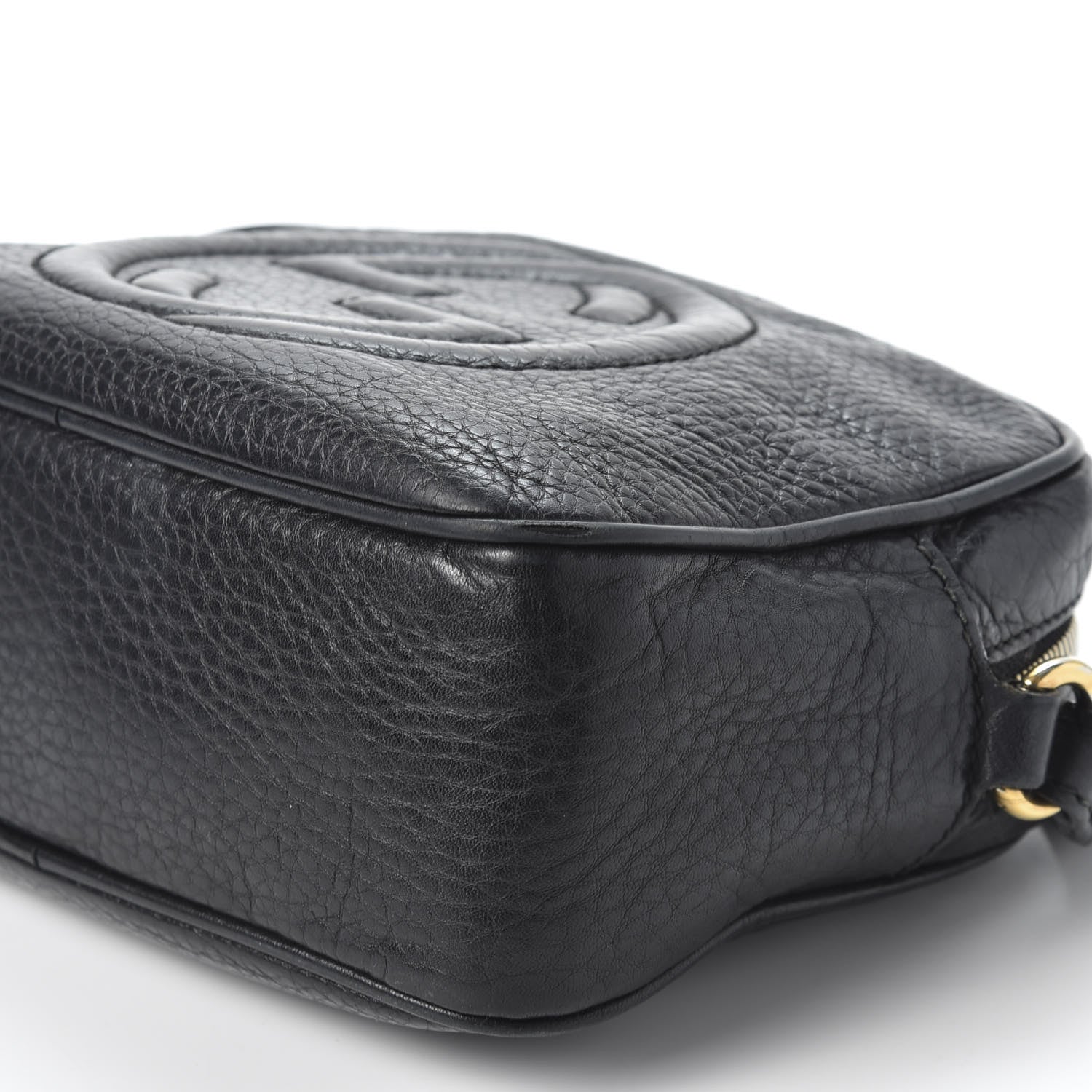 Gucci Pebbled Calfskin Small Soho Disco Bag Black 6 of 12