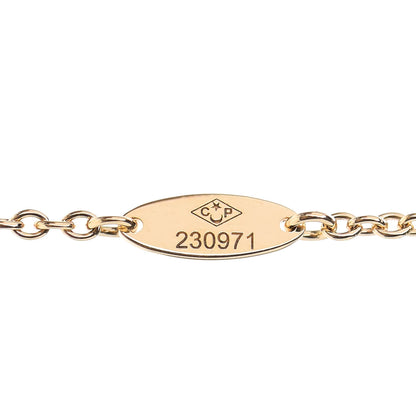 Christian Dior 18K Yellow Gold Diamond Mother of Pearl Rose Des Vents 3-Station Necklace 5 of 6