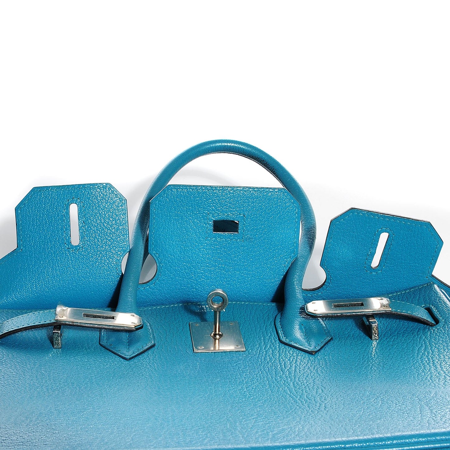 Chevre de Coromandel Birkin 30 Turquoise