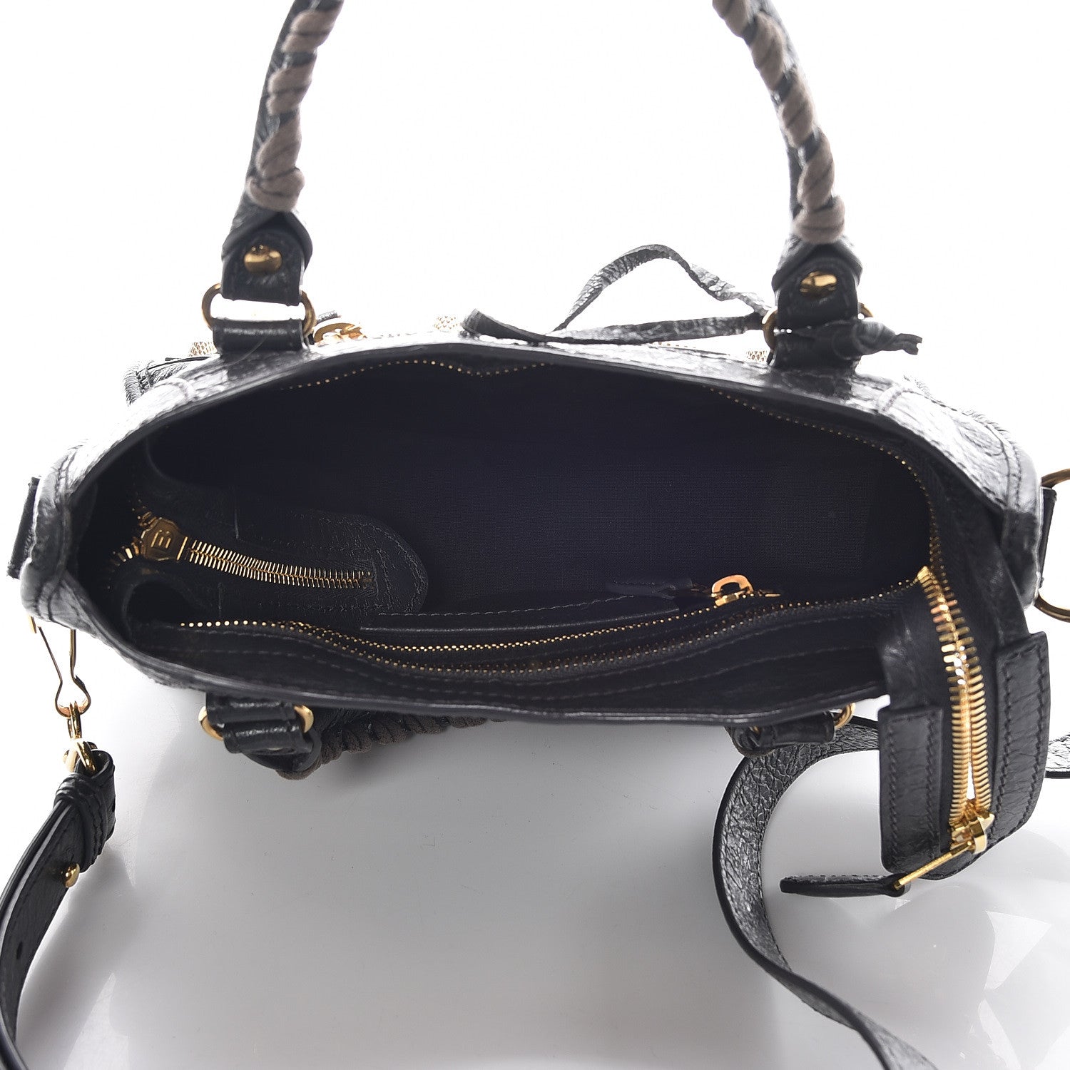 Balenciaga Agneau Giant 12 Gold Hardware Mini City Gris Fossile 5 of 11