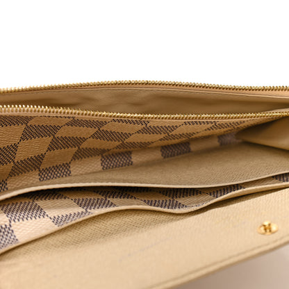 Louis Vuitton Damier Azur Emilie Wallet 5 of 11