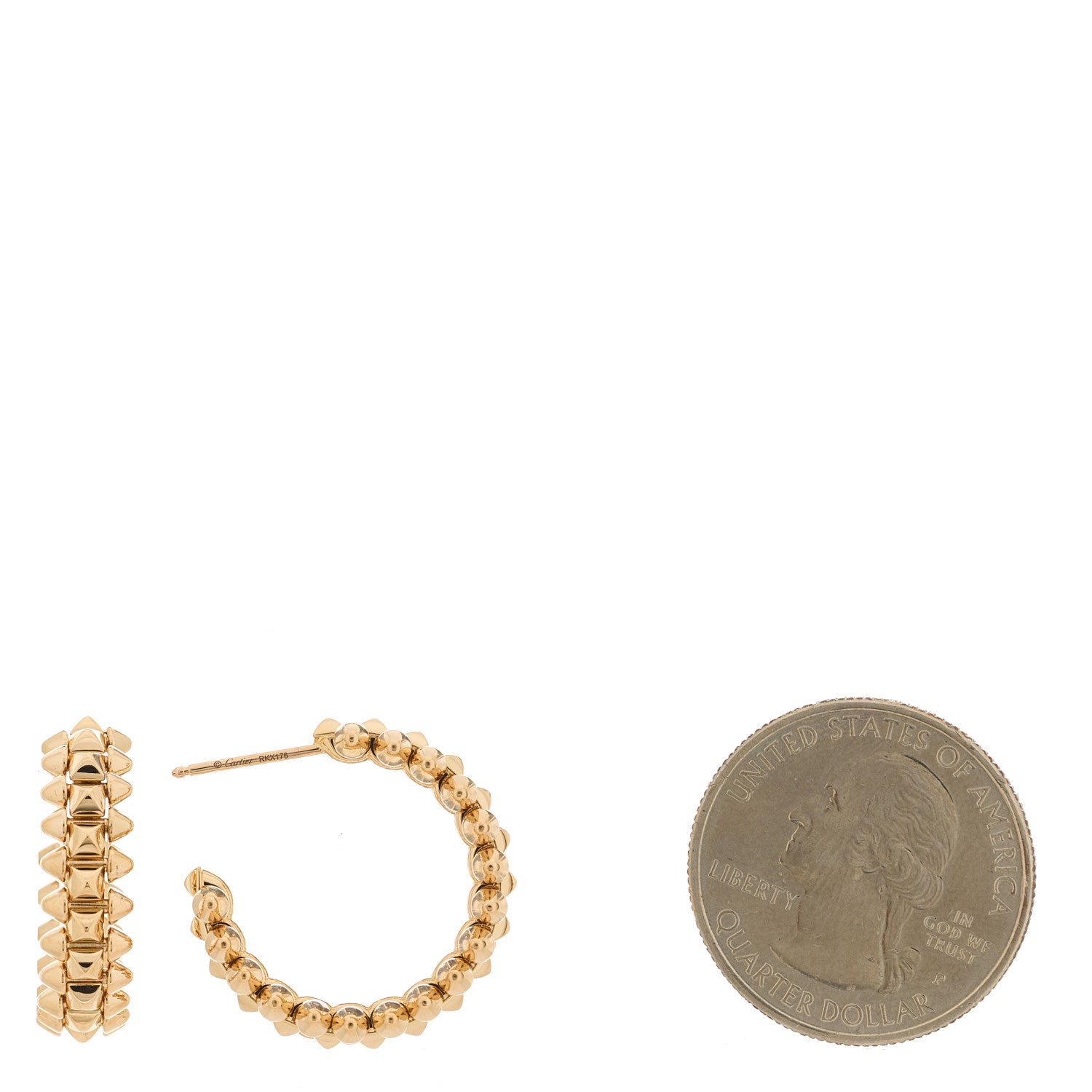 Cartier 18K Pink Gold Small Clash de Cartier Earrings 2 of 5