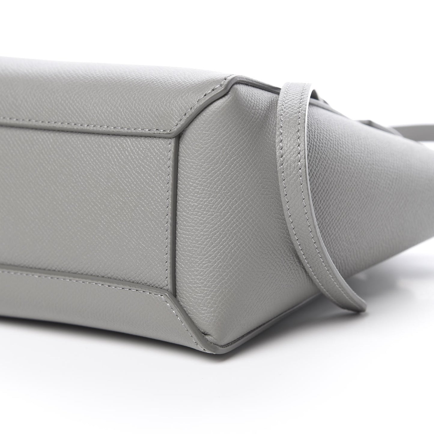 Grained Calfskin Nano Belt Bag Cloud