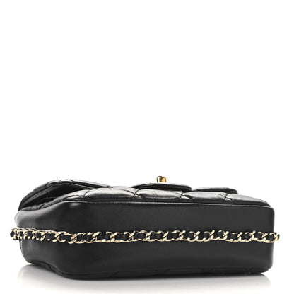 Chanel Lambskin Quilted Mini My Precious Flap Black 4 of 10