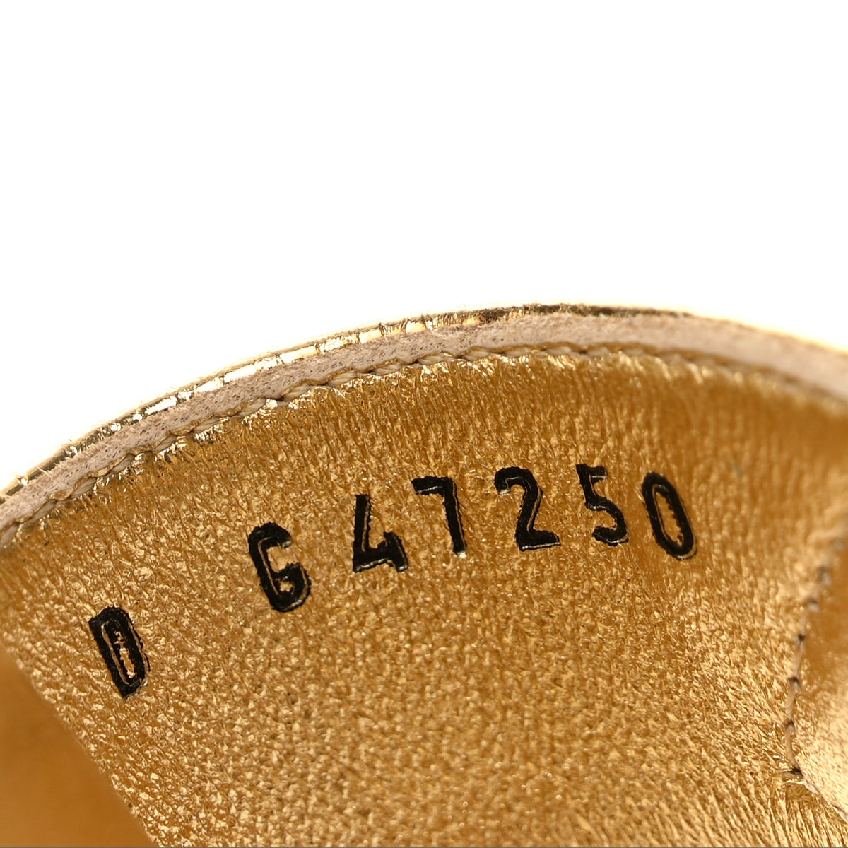 Chanel Crackled Laminated Calfskin CC Cut Out Mules Sandals 40 Gold 9 of 10