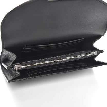 Celine Grained Calfskin Medium Trotteur Multifunction Flap Wallet Black 5 of 6