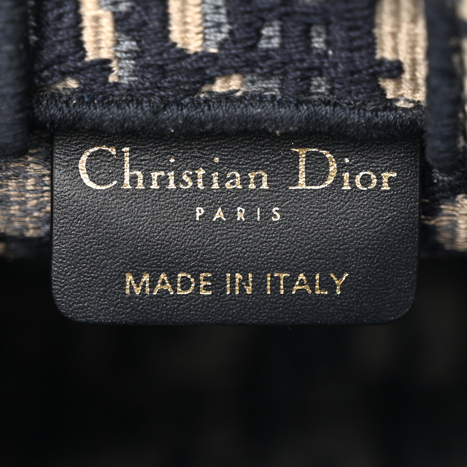 Christian Dior Oblique Mini Book Tote Phone Bag Blue 6 of 11