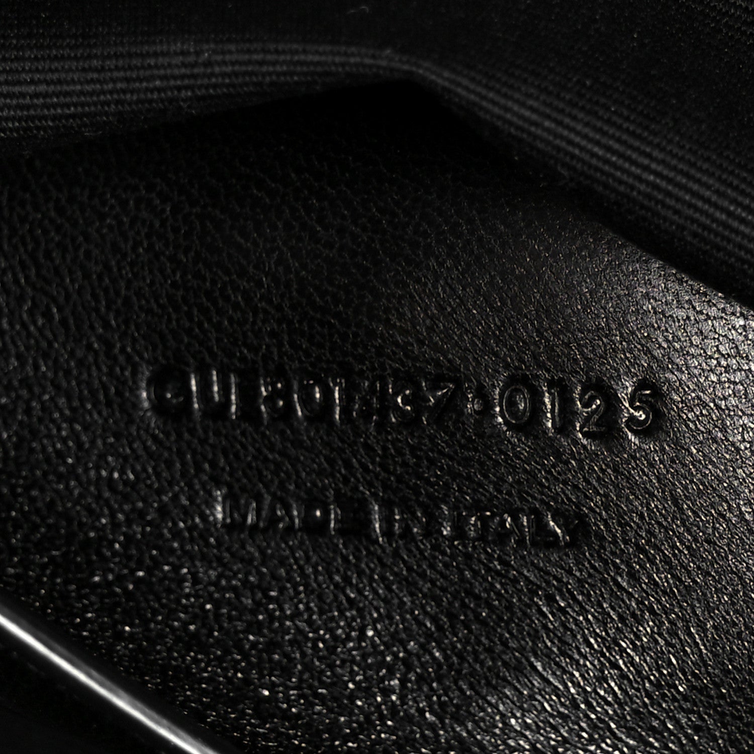 Saint Laurent Lambskin Chevron Quilted Small Loulou Black 8 of 13