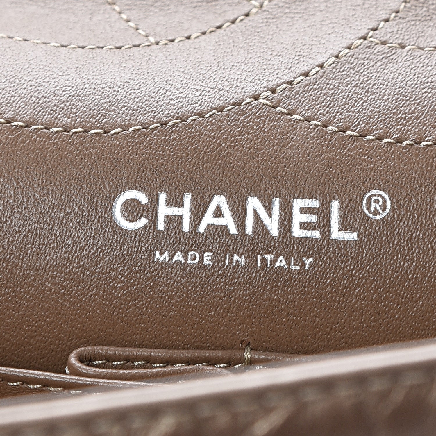 Chanel Metallic Aged Calfskin Quilted 2.55 Reissue 227 Flap Dark Gold 9 of 10