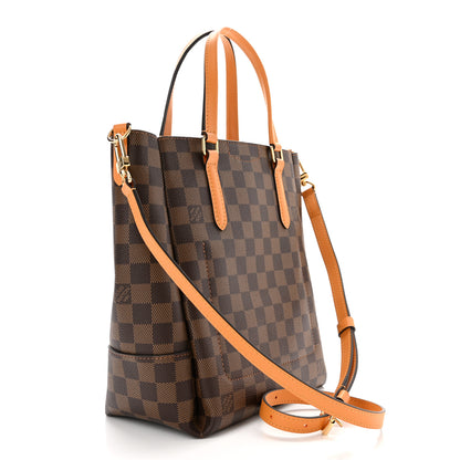 Louis Vuitton Damier Ebene Belmont PM Safran 3 of 11