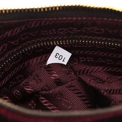 Prada Velvet Mini Re-Edition 2005 Shoulder Bag Red 7 of 11