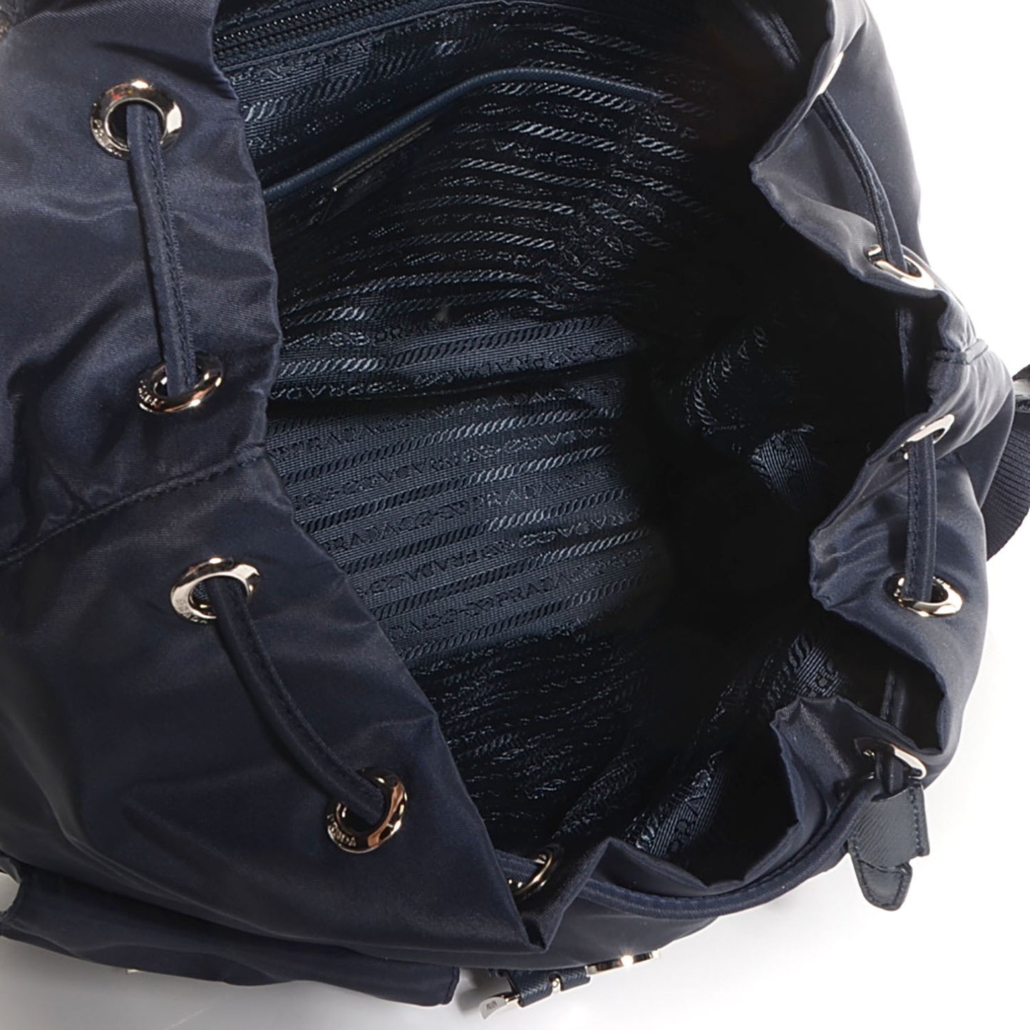 Tessuto Nylon Vela Medium Backpack Blue