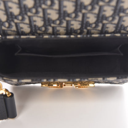 Christian Dior Oblique 30 Montaigne Box Bag Blue 7 of 11