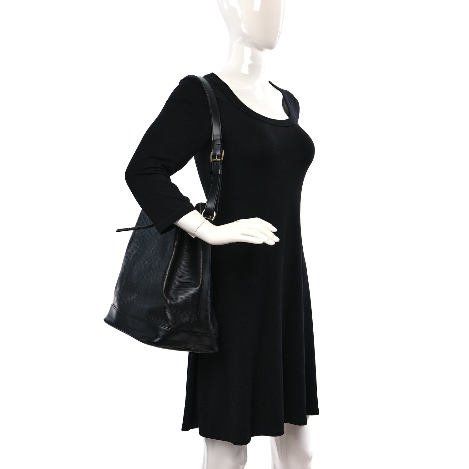 Louis Vuitton Epi Noe Black 2 of 12