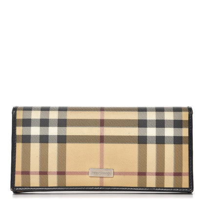 Burberry House Check Continental Wallet Black 1 of 12