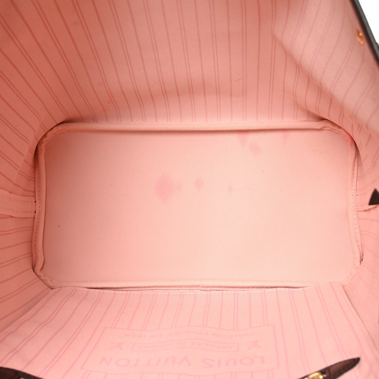 Louis Vuitton Damier Ebene Neo Neverfull MM Rose Ballerine 5 of 10