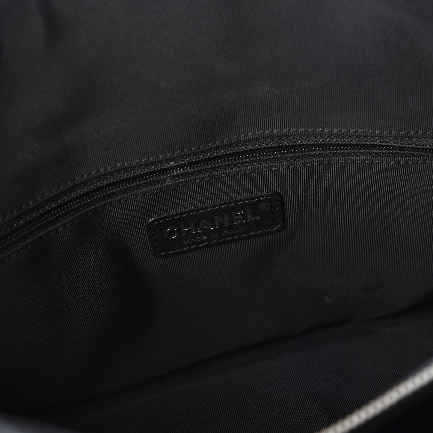 Vinyl Quilted Mademoiselle Tote Black