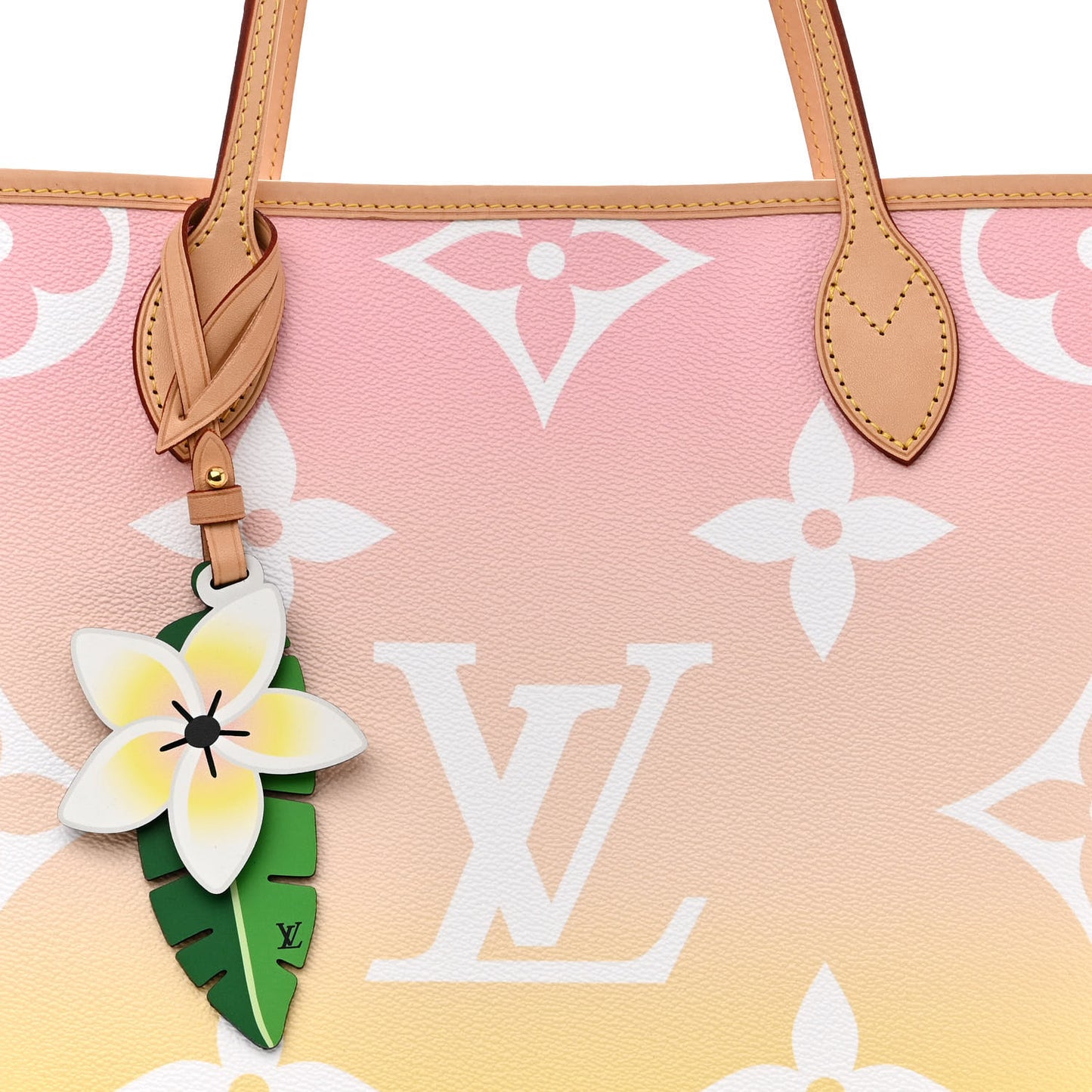 Monogram Giant By The Pool Neverfull MM Light Pink