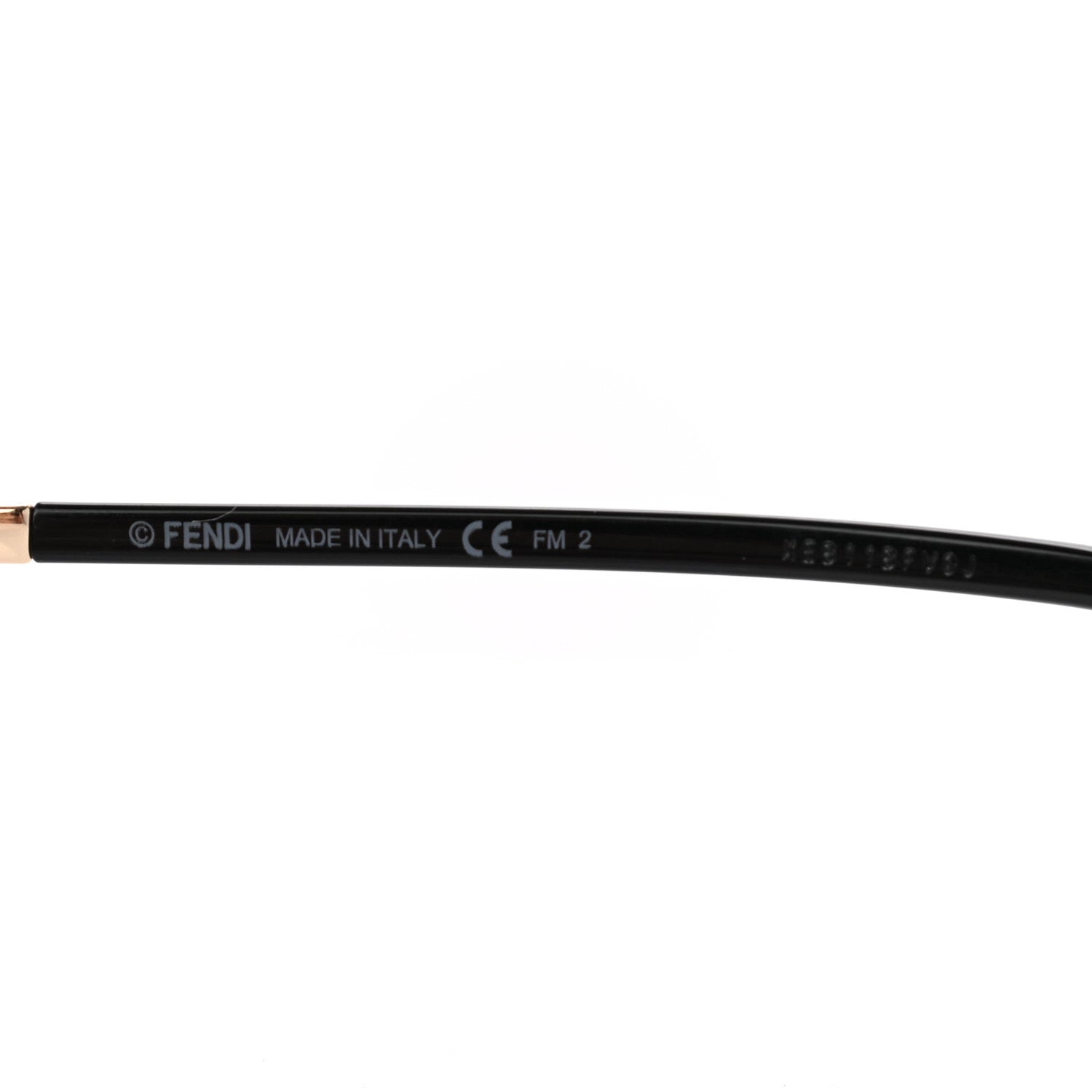 Fendi Acetate Metal FF Cat Eye Iridia Sunglasses FF 0357/S Havana 5 of 6