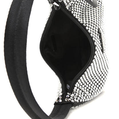 Prada Satin Crystal Mini Re-Edition 2000 Bag Cristal 5 of 11