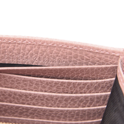 Gucci Dollar Calfskin Interlocking G Chain Wallet Soft Pink 7 of 11