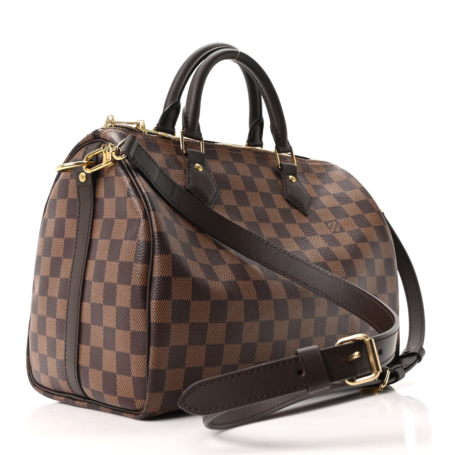 Louis Vuitton Damier Ebene Speedy Bandouliere 30 3 of 9