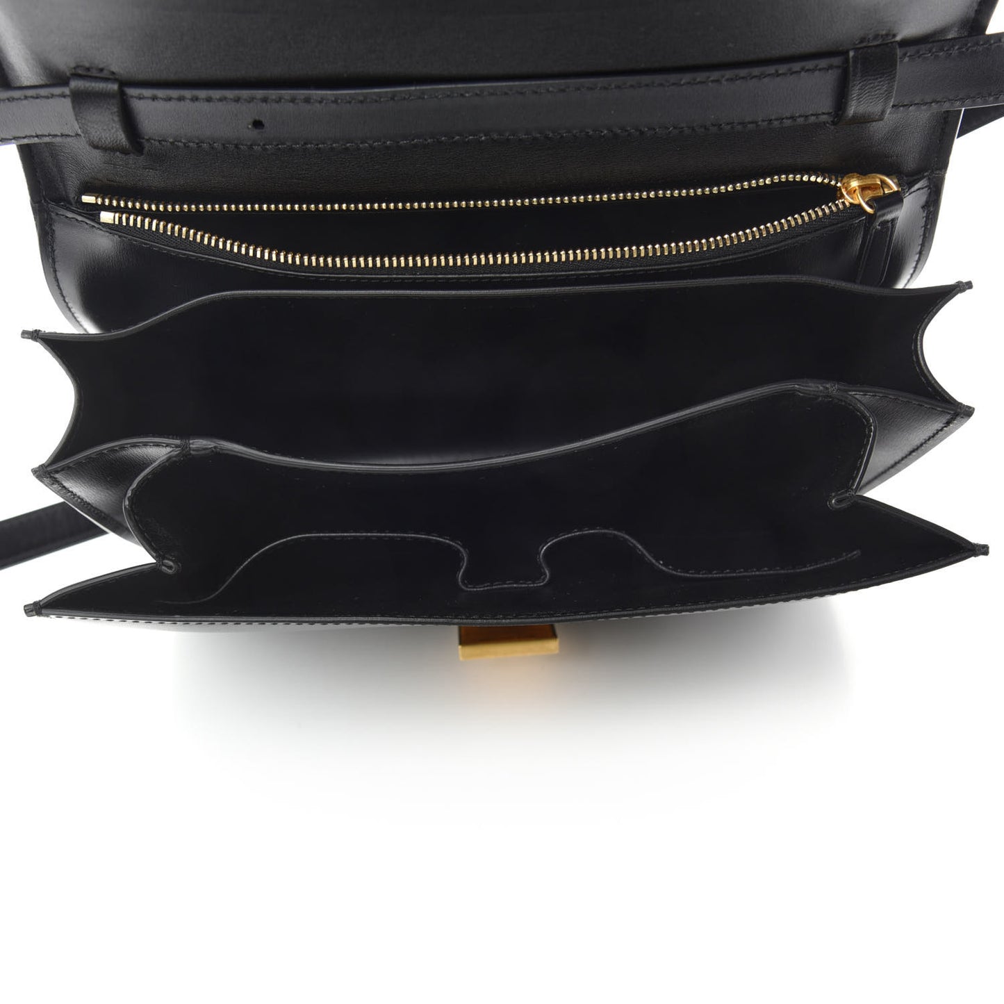 Box Calfskin Medium Classic Box Flap Black