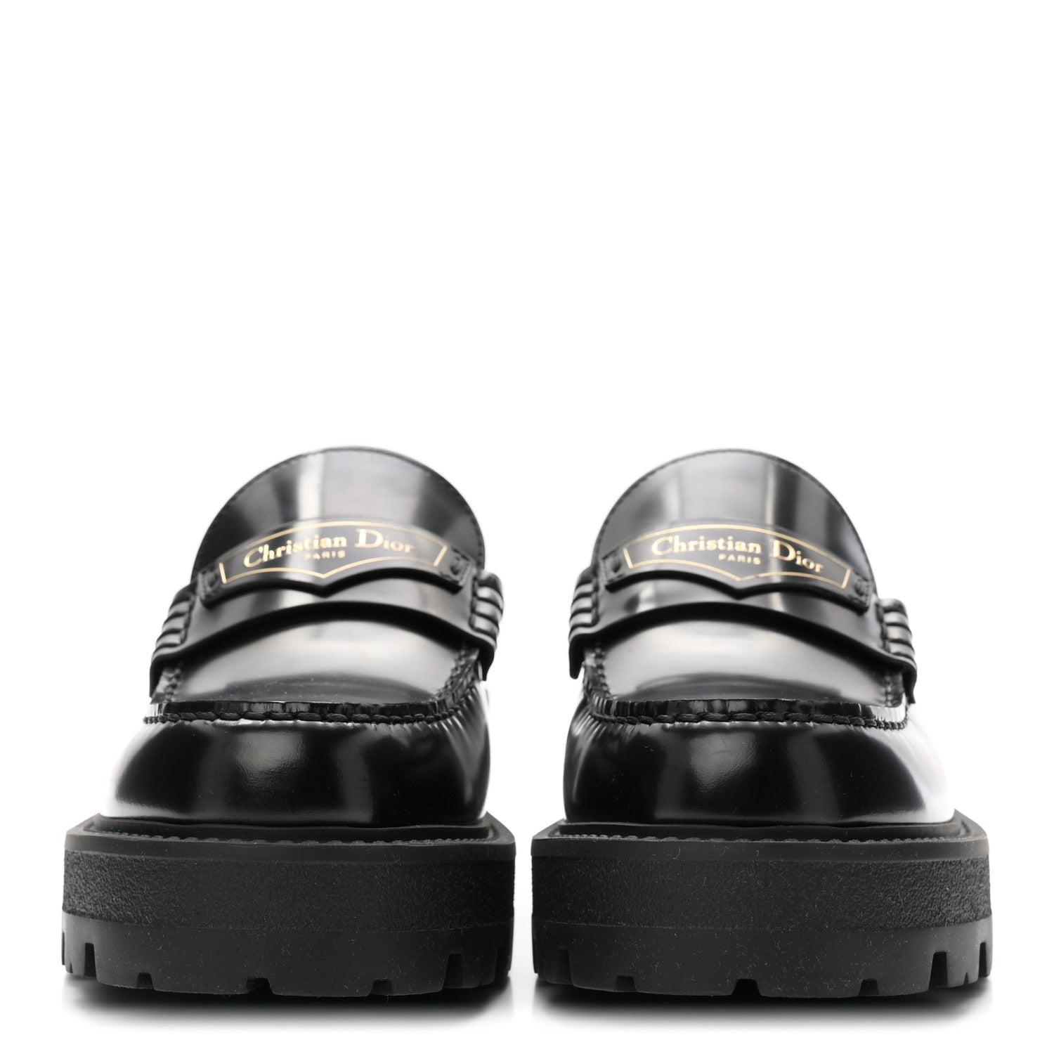 Christian Dior Brushed Calfskin Boy Mules 39.5 Black 3 of 9