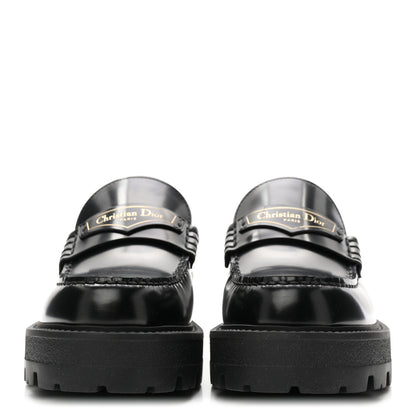 Christian Dior Brushed Calfskin Boy Mules 39.5 Black 3 of 9